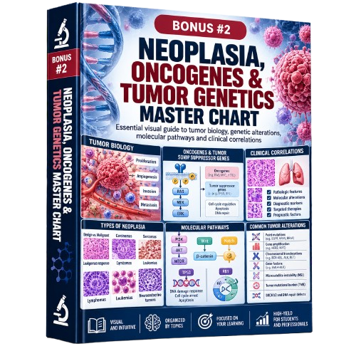 Bonus #2: Neoplasia, Oncogenes & Tumor Genetics Master Chart
