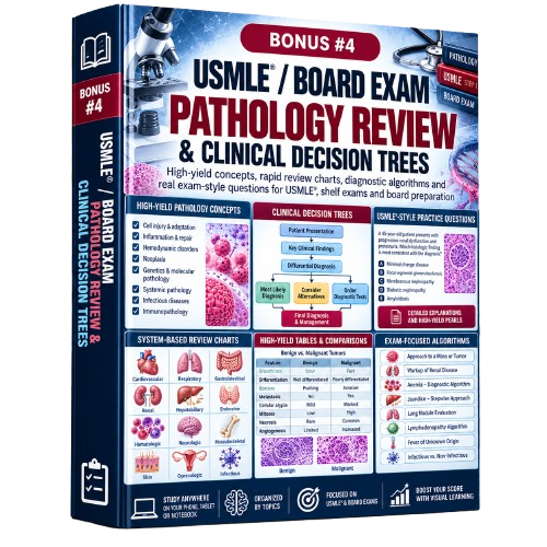 Bonus #4: USMLE® / Board Exam Pathology Review & Clinical Decision Trees